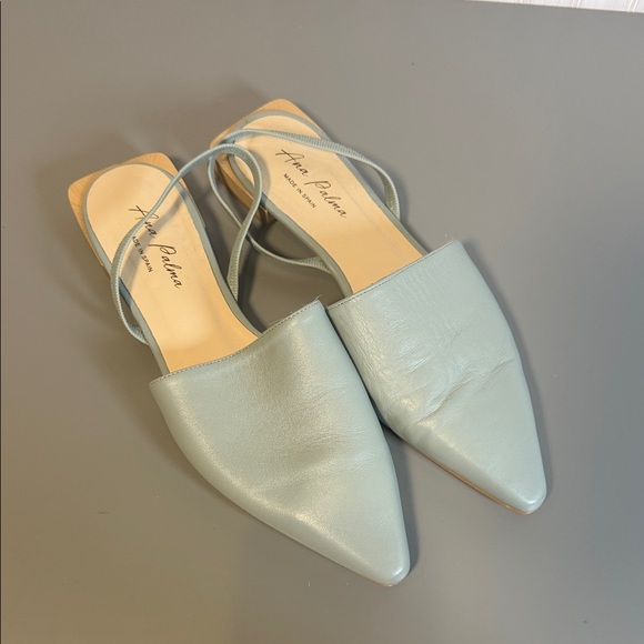 ana palmer Shoes - ANA PALMA POINT TOE SLING BACK SQUARE HEEL 39